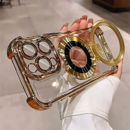 iPhone Case with Magnetic Ring and Built In Stand