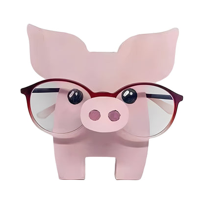 Cute Puppy Dog Wooden Glasses Holder for Desk Home and Office