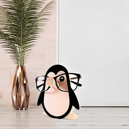 Cute Puppy Dog Wooden Glasses Holder for Desk Home and Office