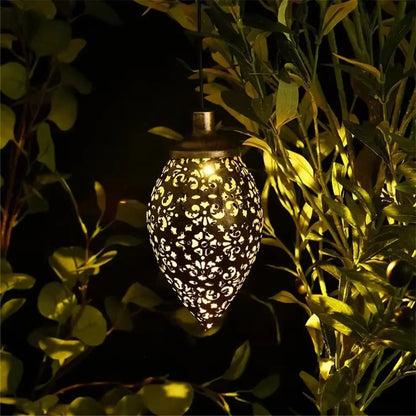 Solar Powered Water Drop Light for Garden Decoration and Environment