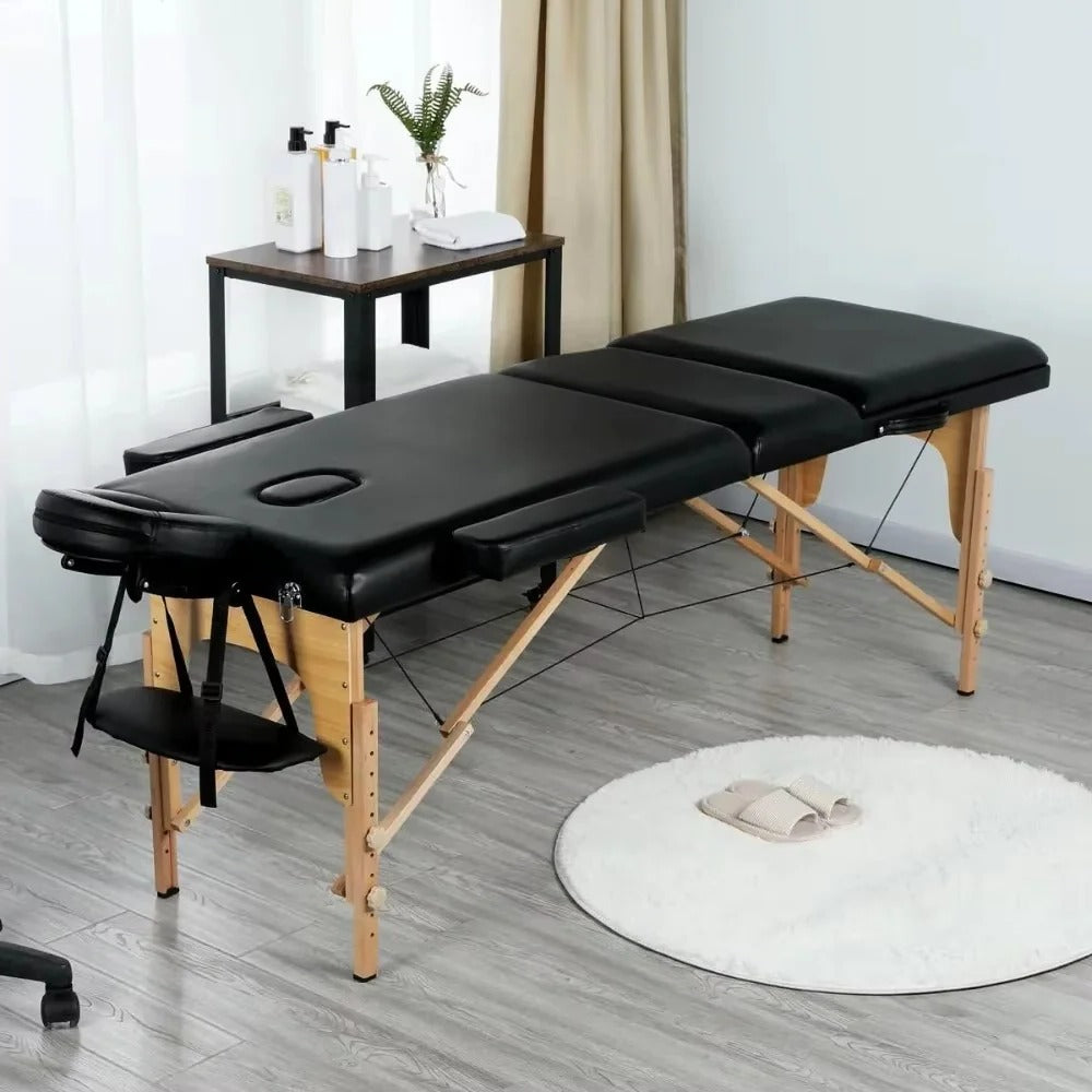 Height Adjustable Portable Massage Table and Lash Bed
