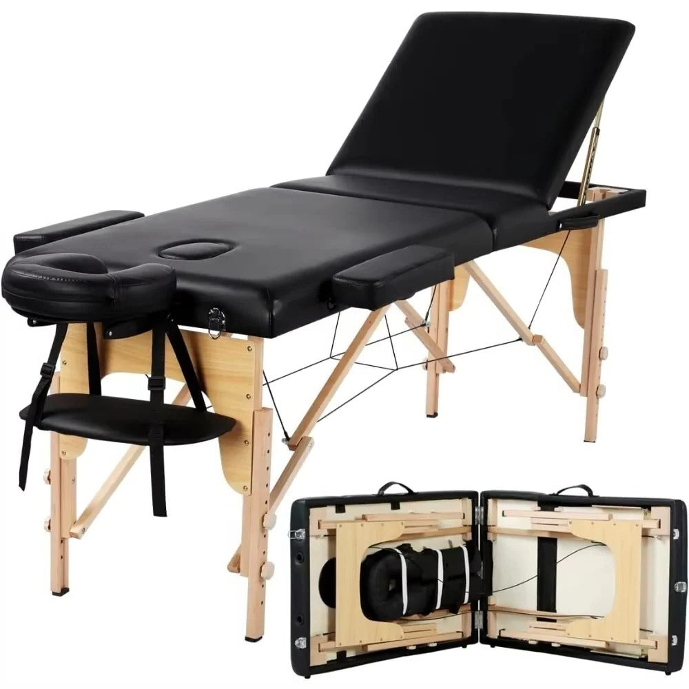 Height Adjustable Portable Massage Table and Lash Bed