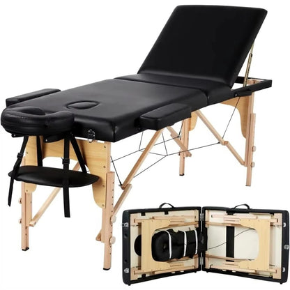 Height Adjustable Portable Massage Table and Lash Bed