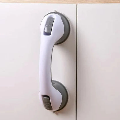 Removable Bathroom Handle with Locking Suction Cups