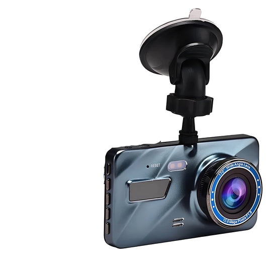 Front and Rear Dual Lens Dash Cam with 4 Inch Display