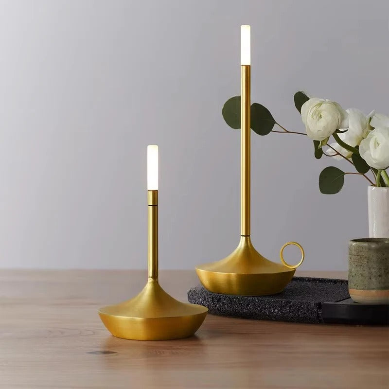 Cordless Rechargeable LED Candle Style Table Lamp