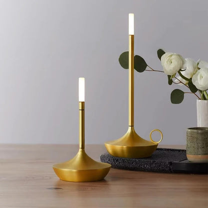 Cordless Rechargeable LED Candle Style Table Lamp