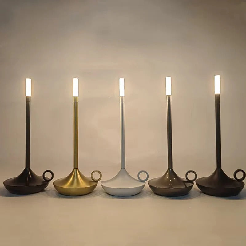 Cordless Rechargeable LED Candle Style Table Lamp