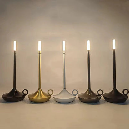 Cordless Rechargeable LED Candle Style Table Lamp