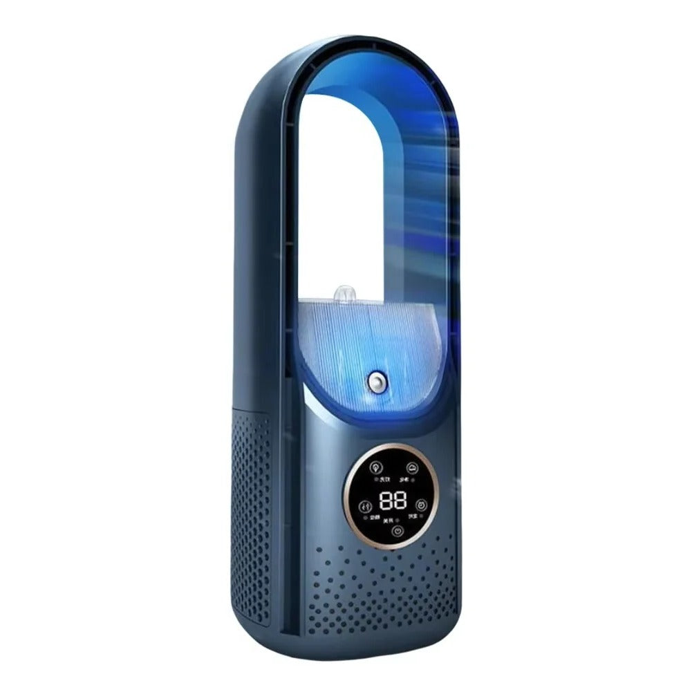 Mini USB Bladeless Fan for Desk and Bedside Air Circulation