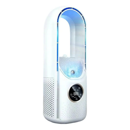 Mini USB Bladeless Fan for Desk and Bedside Air Circulation