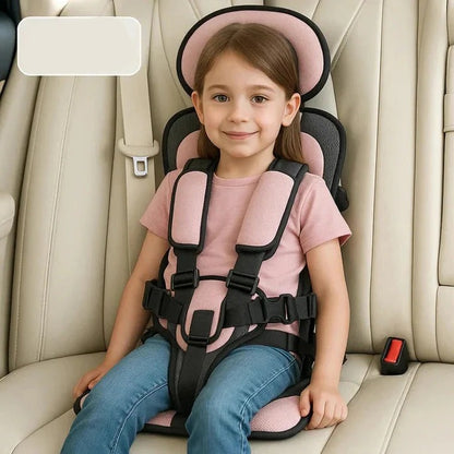 Portable Child Travel Seat and Safety Harness for Secure Vehicle Use