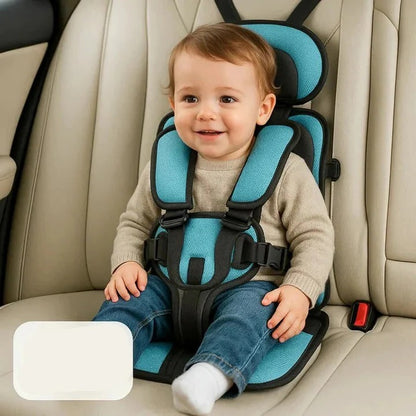 Portable Child Travel Seat and Safety Harness for Secure Vehicle Use