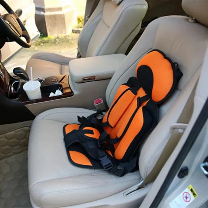 Portable Child Travel Seat and Safety Harness for Secure Vehicle Use