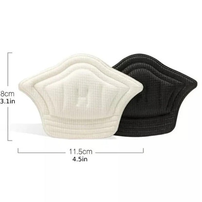 Silicone Gel Heel Grips for Shoes with Transparent Design