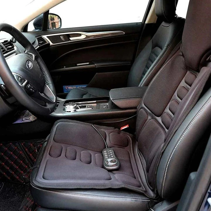 Portable Heated Massage Chair Pad with 8 Vibration Modes