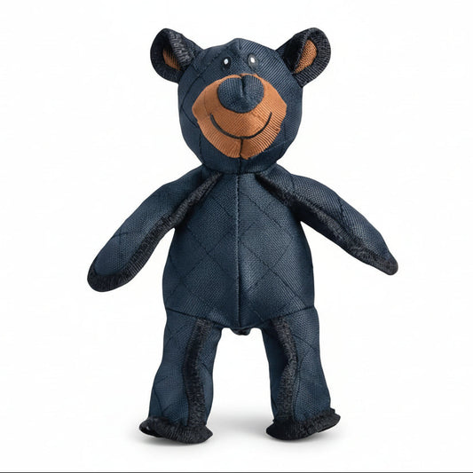 Plush Bear Dog Toy with Squeaker for Indoor Play