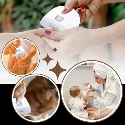 Rechargeable Electric Nail Trimmer with Built-In Light