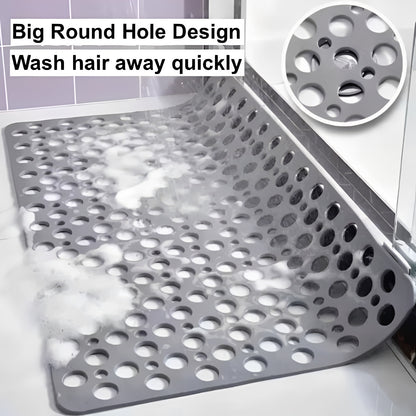 Shower Mat with Square Frame and Suction Cup Grid