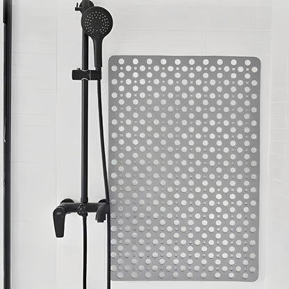 Shower Mat with Square Frame and Suction Cup Grid
