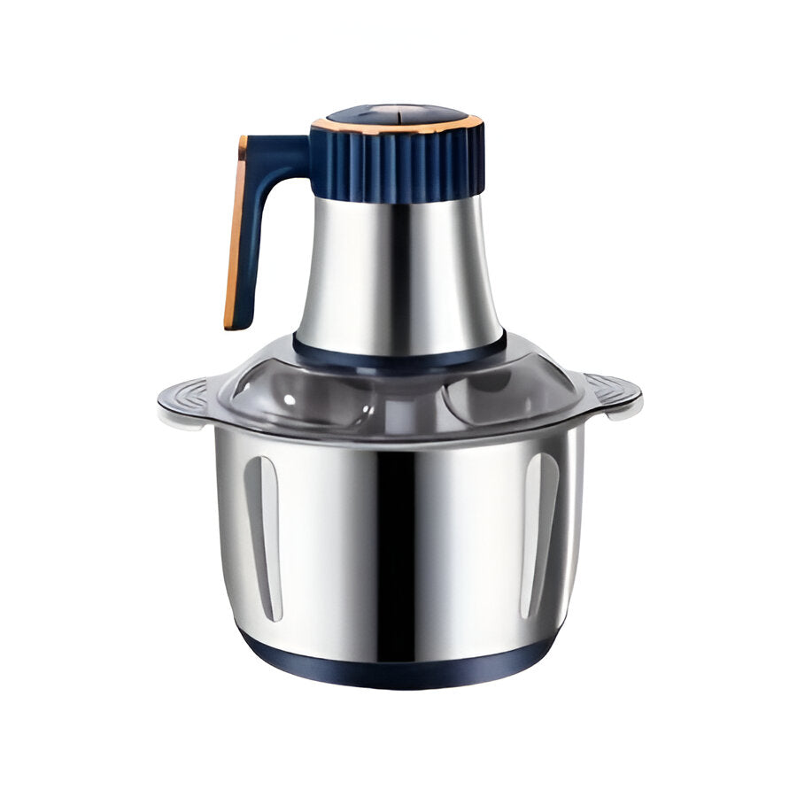 Electric Food Chopper with Stainless Steel Dual Blade System