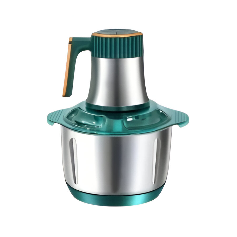 Electric Food Chopper with Stainless Steel Dual Blade System