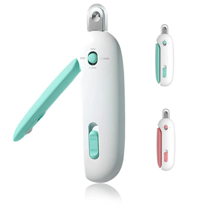 Pet Nail Trimmer with Stainless Steel Blades and Nail Guard