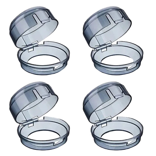 Snap On Stove Knob Covers for Household Use, 4 Piece Set