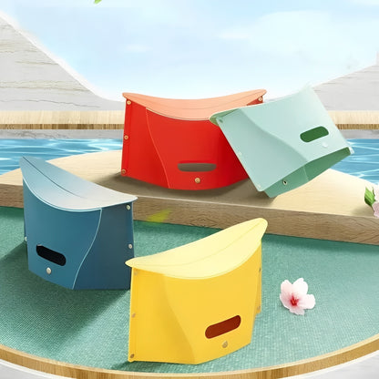 Portable Folding Step Stool with Built In Carry Handle