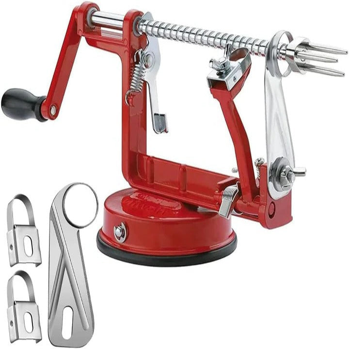 Stainless Steel Apple Peeler and Spiral Slicer for Kitchen Prep