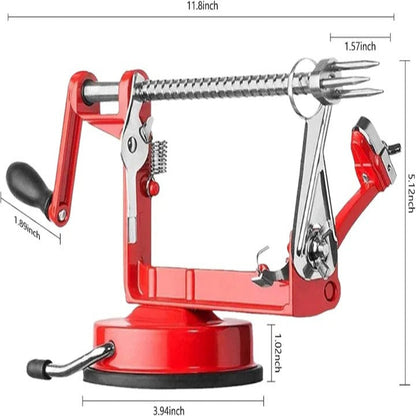 Stainless Steel Apple Peeler and Spiral Slicer for Kitchen Prep
