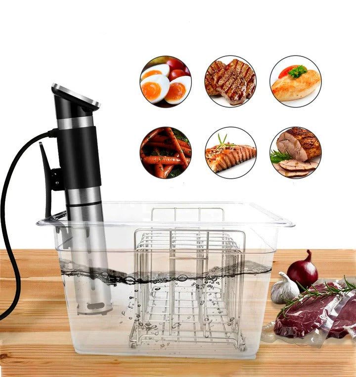 Sous Vide Cooking Container with Lid for Precision Temperature Control