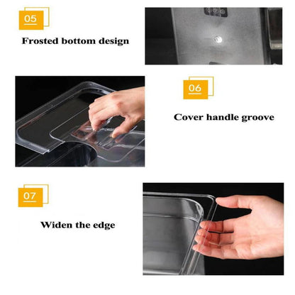 Sous Vide Cooking Container with Lid for Precision Temperature Control