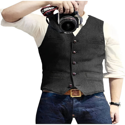 Classic Waistcoat Vest for Formal and Casual Wear