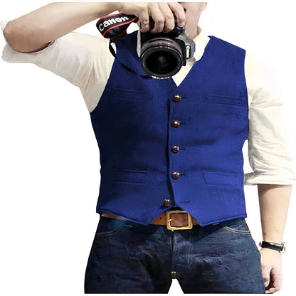 Classic Waistcoat Vest for Formal and Casual Wear