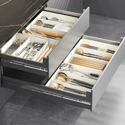 Expandable Compartment Divider Set for Neat Drawer Storage