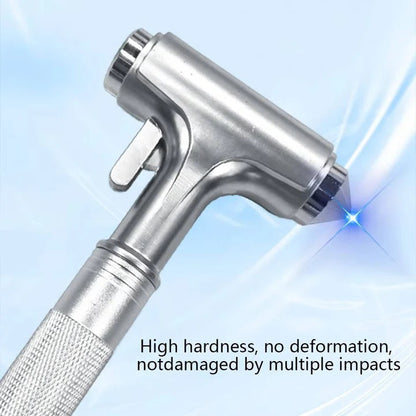 Car Safety Hammer with Tungsten Steel Tip and Seatbelt Cutter, Set of 3