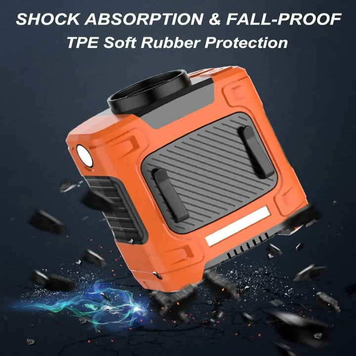 Rechargeable Mini Fan with Handheld Design and LED Light