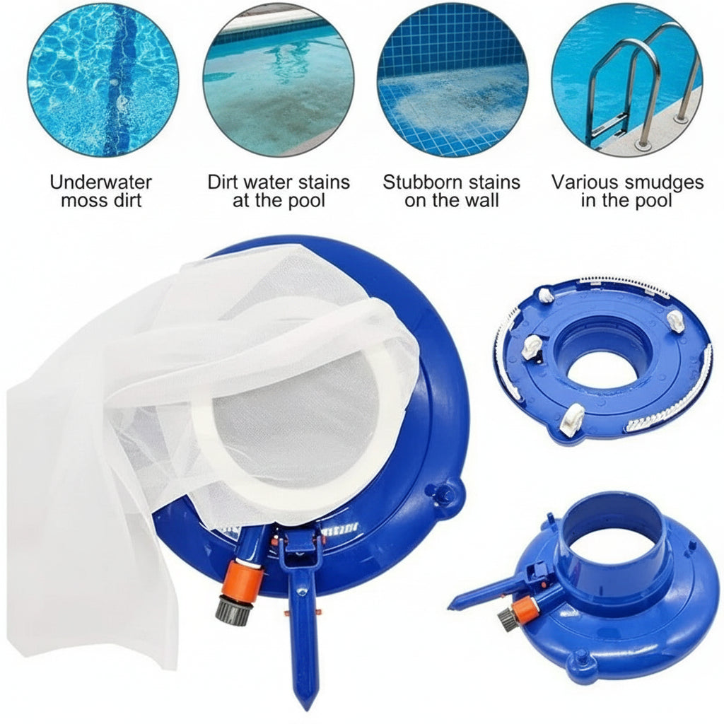 Swimming Pool Leaf Vacuum Cleaner Garden Hose Compatible
