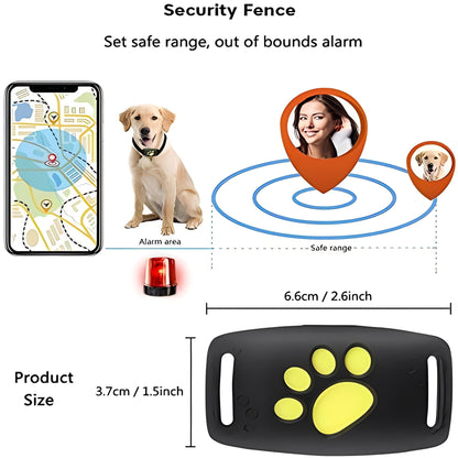 GPS Pet Collar with App Location Features and Adjustable Strap
