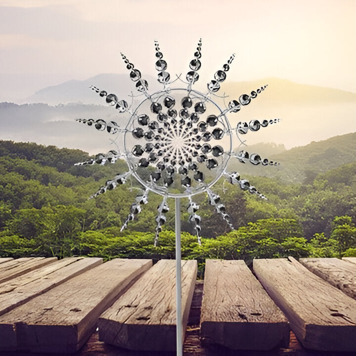 Anti Rust Magical Metal Windmill, Kinetic Metal Wind Spinners