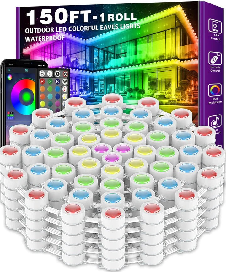 Outdoor Soffit LED Lighting Kit App Controlled Design