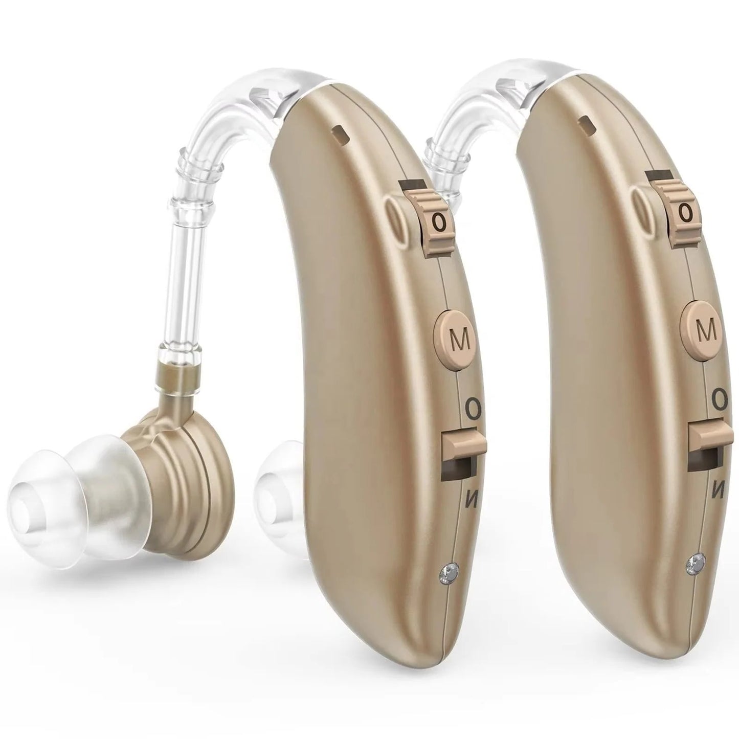 Rechargeable Digital BTE Sound Amplifier with Volume and Tone Control