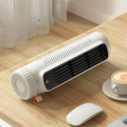 Modern Portable Bladeless Tower Fan for Home Office Cooling