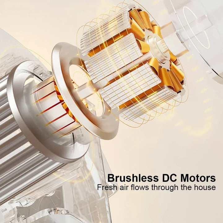 Modern Portable Bladeless Tower Fan for Home Office Cooling