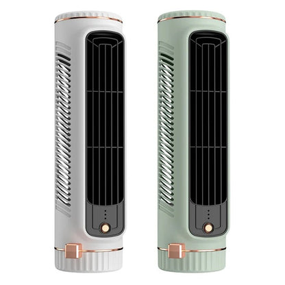 Modern Portable Bladeless Tower Fan for Home Office Cooling