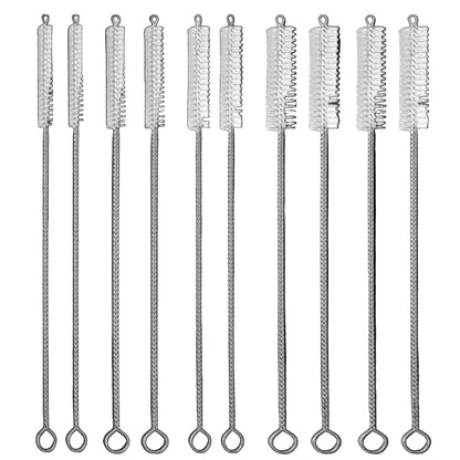 Reusable Straw Cleaning Brush Set for Cleaning, 10 Pieces