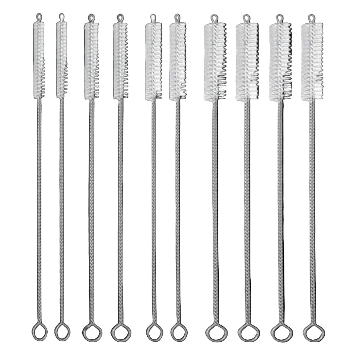 Reusable Straw Cleaning Brush Set for Cleaning, 10 Pieces