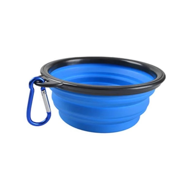 Portable Collapsible Silicone Pet Bowl for Dogs and Cats