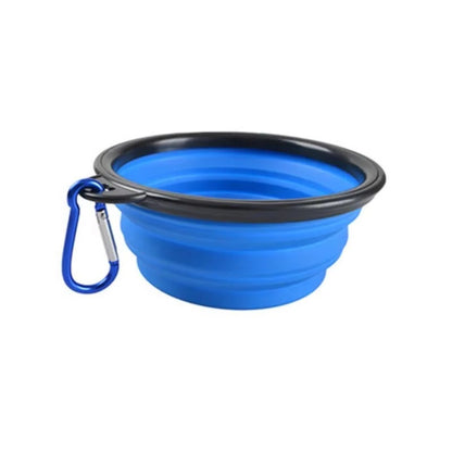 Portable Collapsible Silicone Pet Bowl for Dogs and Cats